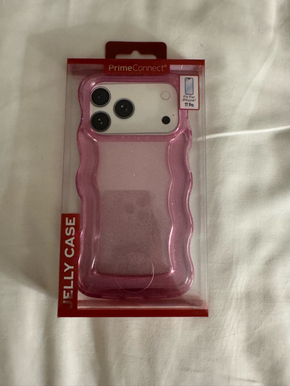 Pink Jelly Phone Case for iPhone 17 Pro